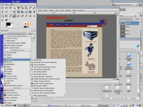 KDE desktop (Vector Linux) - click for an enlargement