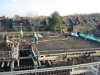 Block B 2nd floor rebar